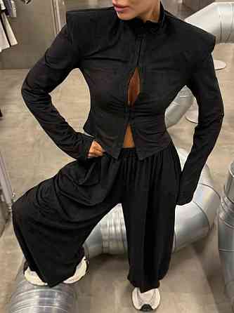 Женский стильный повседневный костюм из замшителя дайвинга Одесса