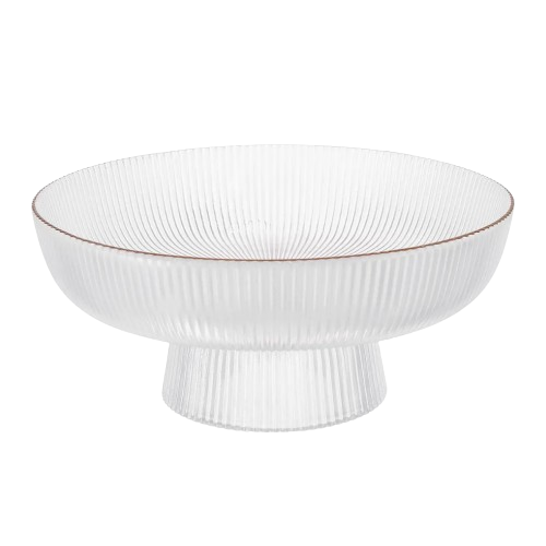 Фруктовниця 20,5*9см на ніжці B100068 EDGE CLEAR RINGEL Житомир - фото 1