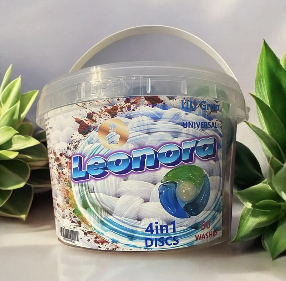 Капсули для прання Leonora універсал 4 в 1 50 шт. Виноградов - изображение 1