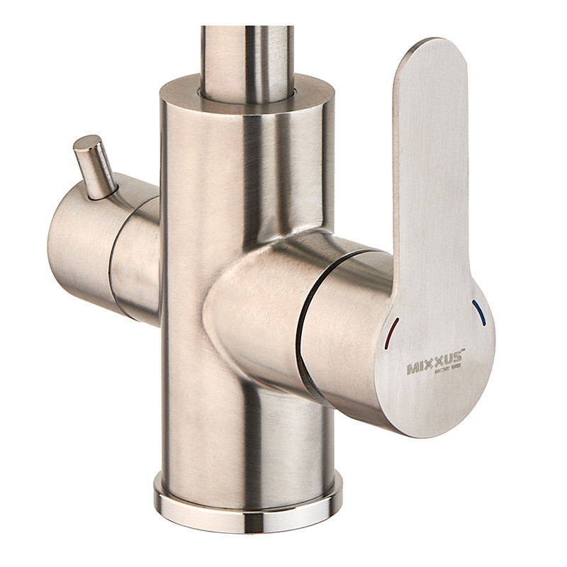 Кухонний змішувач Mixxus DAX-021-G із нержавної сталі SUS304 з виходом для питної води MI6077 Харків - фото 3