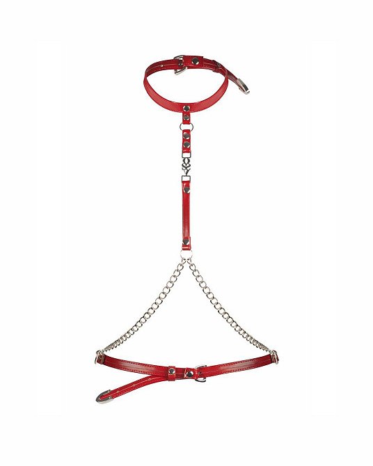 Портупея Obsessive Inferro harness top S/M/L Sex Aura Киев - изображение 3