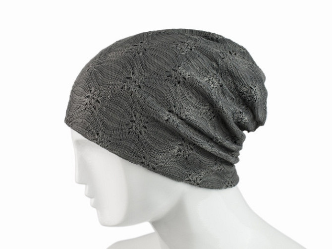 Шапка бини мужская вязаная Lace Киев - изображение 1