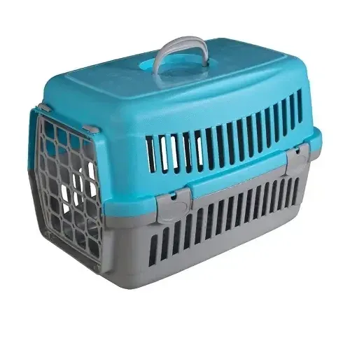 Переноска для кошек и собак Animall CNR-102 (48.5х32.5х32.5 см) Серо-голубая Винница