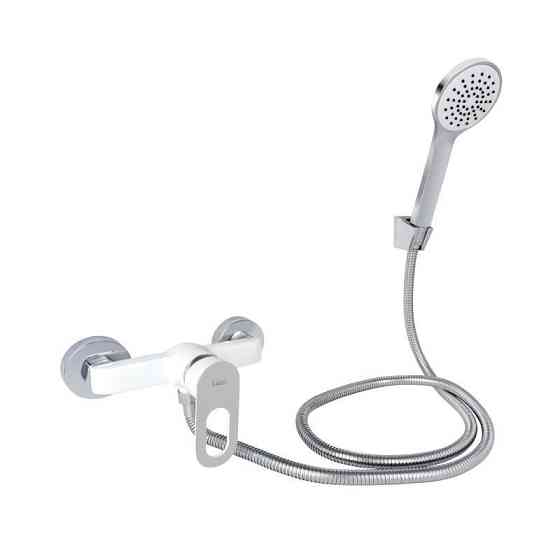 Змішувач для душу Lidz Latwa 010 білий/хром Київ