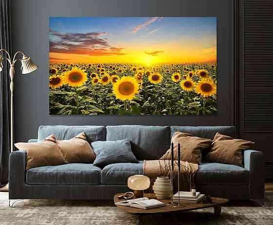 Картина холст в гостиную / спальню   Соняшник      MLP_139 80х160см Киев