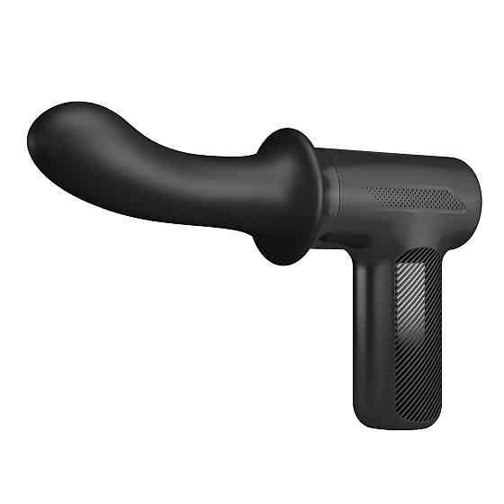 Вибромассажер пистолет Dj Doctor Massage Gun черный, 12.1 х 3.8 см Sex Aura Киев