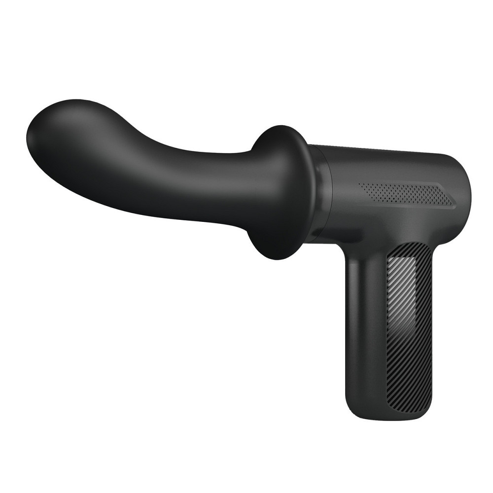 Вибромассажер пистолет Dj Doctor Massage Gun черный, 12.1 х 3.8 см Sex Aura Киев - изображение 3