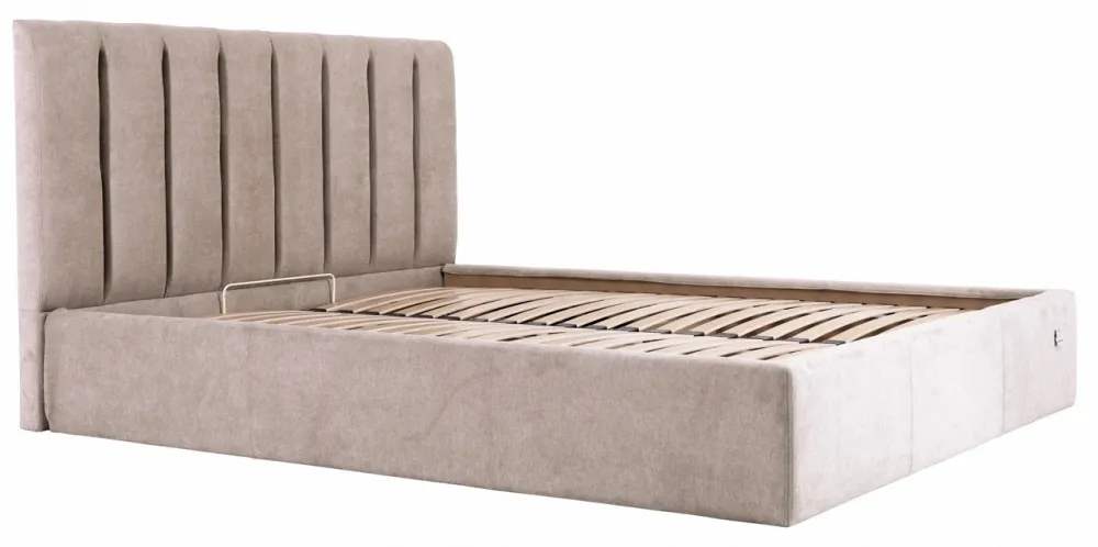 Кровать Двуспальная Sanam Comfort 180 х 200 см Мисти Mocco С подъемным механизмом и нишей для белья Мокко Днепр - изображение 4