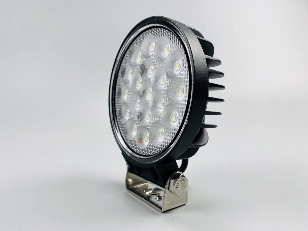 Фара LED кругла 19 led chip 9-30V, Світлодіодна лампа для позашляховика Мукачево - фото 5