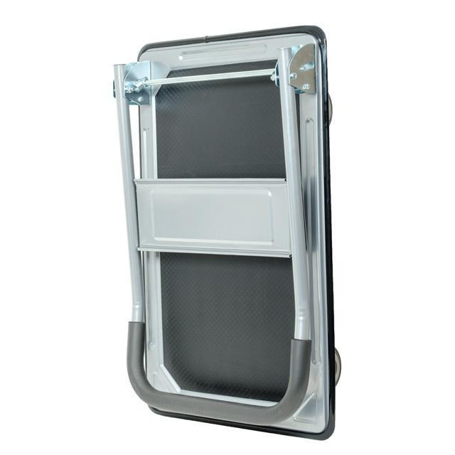 Візок ручний чотирьохколісний, 150 кг, 740×480×830 мм, колеса: 100 мм, сталевий INTERTOOL LT-9053 Киев - изображение 8