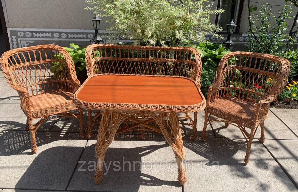 Мебель плетеная, комплект Киев - изображение 7