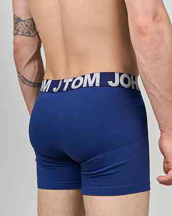 Труси-шорти чоловічі однотонні — Tom John — Сині та Сірі 2020 Київ