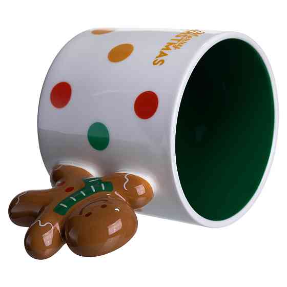 Новогодняя фарфоровая чашка Merry Christmas 350 мл Киев