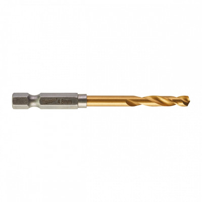 Сверло Milwaukee по металлу RedHEX HSS-G TiN, 4,8мм (48894711) Винница - изображение 2