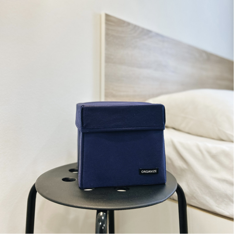 Органайзер коробка для дрібниць XS з кришкою 17х17х16 см (Синій) Суми - фото 3