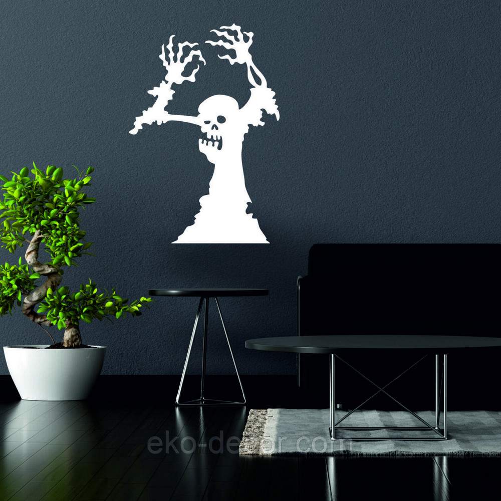 Декоративне настінне Панно «Зомбі», Декор на стіну 90*62 см, Білий Київ - фото 2