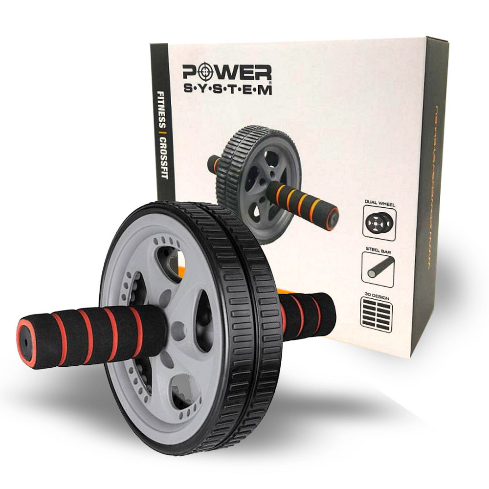 Колесо для пресса Power System PS-4006 Power Ab Wheel Grey/Black Луцк - изображение 5