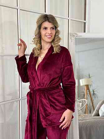 Домашній костюм з халатом "Nelly" оптом | Батал Київ