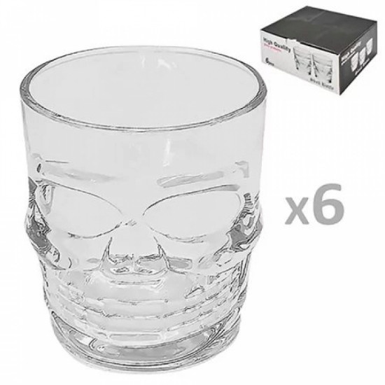 Набор рюмок Череп 6 шт по 50мл Винница - изображение 2