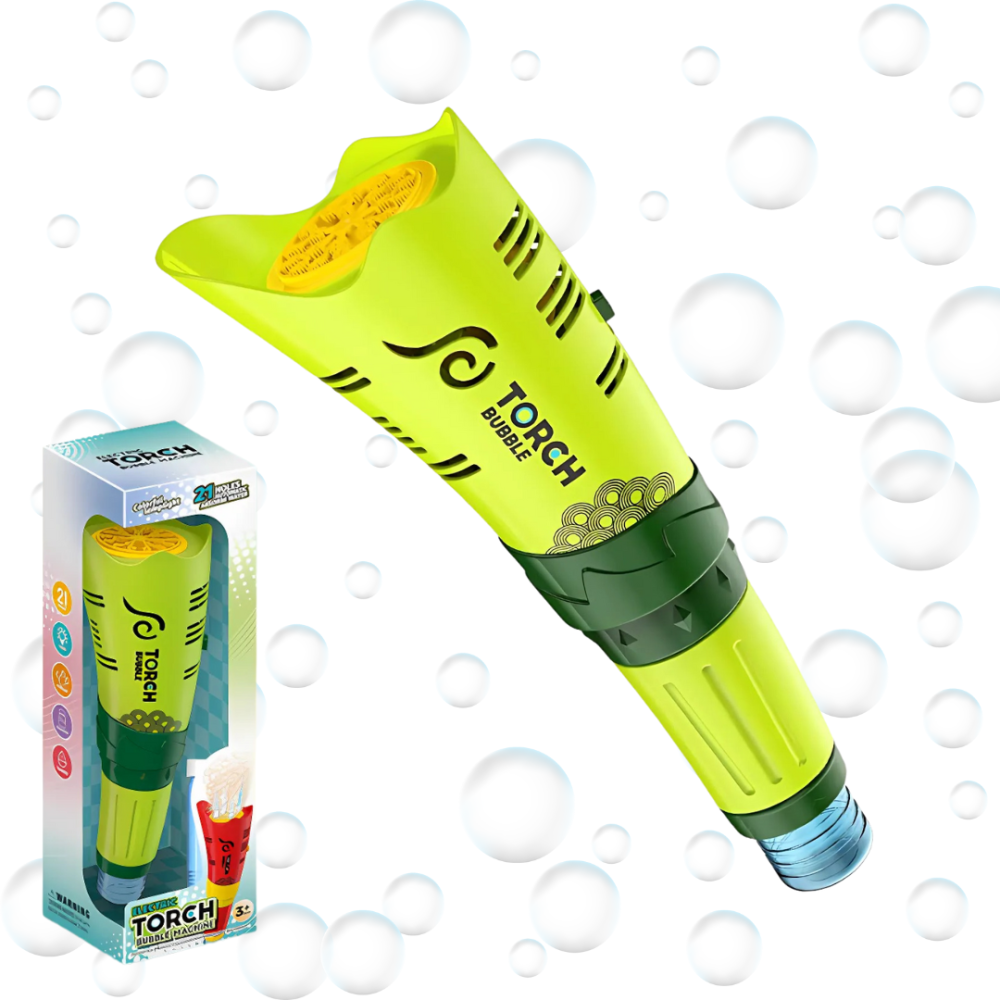 Генератор мильних бульбашок, пістолет для мильних бульбашок для дітей на батарейках з підсвічуванням зелений Кам'янець-Подільський - фото 2