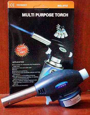 Газовая горелка с пьезоподжигом (синяя) Павлоград