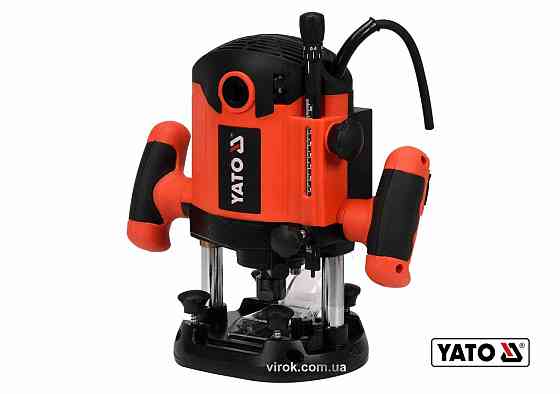 Фрезер ручний мережевий YATO : 2100 Вт, цанга Ø= 8, 12 мм, хід- 55 мм [2/36] Одесса