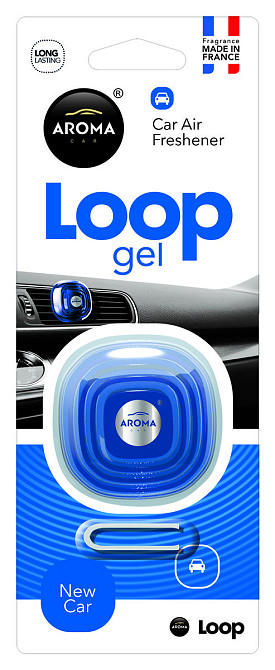 Ароматизатор Aroma Car Loop New Car гелевий Киев - изображение 1