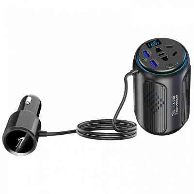 Автомобильный инвертор 12V/220V Force1 150W, PD20W Aspiring (FC.150) Винница