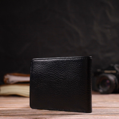 Гаманець Canpellini З натуральної шкіри Чорний (21875) Вінниця - фото 2