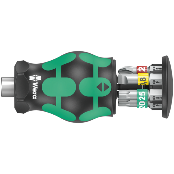 Викрутка Wera з магнітним тримачем 1/4'' магазин з бітами в ручці PH/SL/Torx 05008873001 Одеса