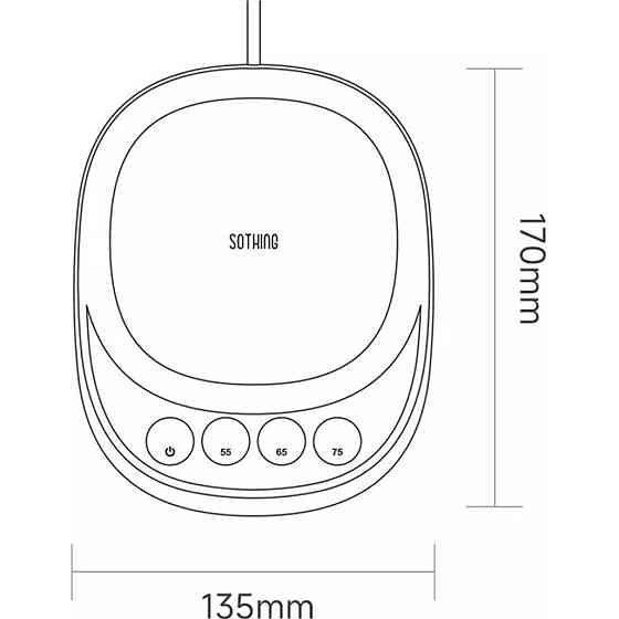 Подставка для подогрева чашек Xiaomi Sothing Dual Power 2 ЯДРА (DSHJ-S-2206A) Киев