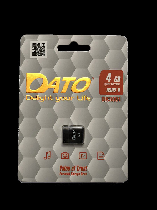 Flash DATO USB 2.0 DK3001 4Gb black Киев - изображение 1