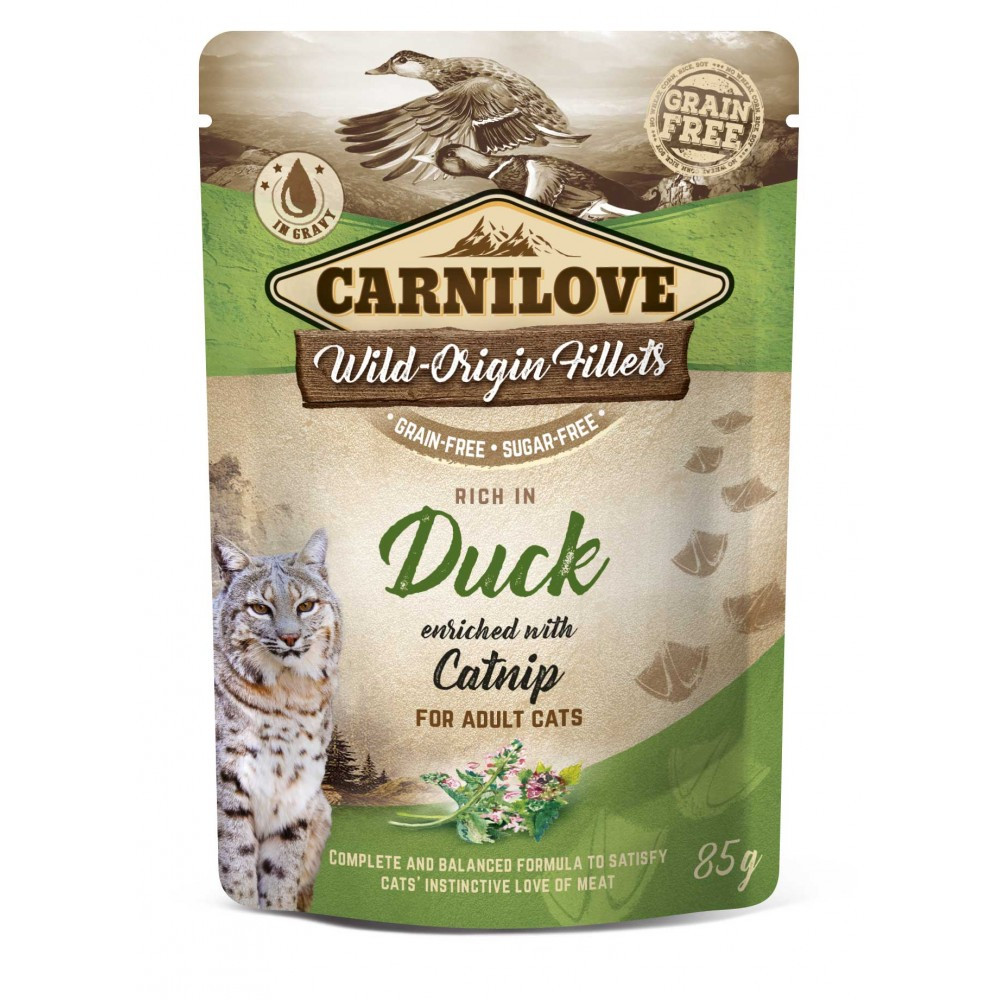 Корм вологий Carnilove Duck with Catnip д/котів качка і котяча м ята 85 г Київ - фото 1
