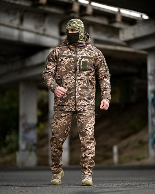 Зимовий тактичний костюм gamma original піксель ПП8166 Одеса - фото 2