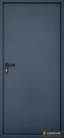 Вхідні двері Abwehr  Технічні двері з італійськими самодовідними петлями TD-2 RAL 7021 860*2050 мм Київ
