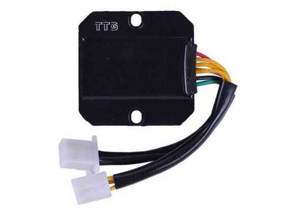 Реле зарядки (2 разъема - 3 + 4 провода) на скутер скутер 4 т 150 Мукачево