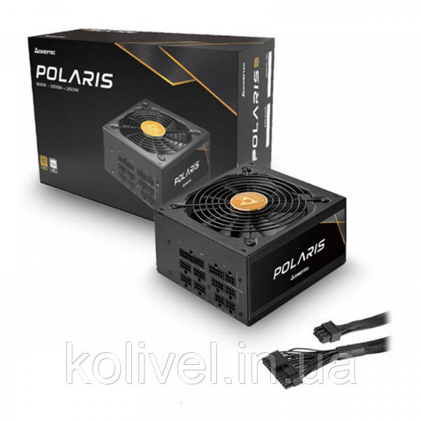 БЖ 850W Chieftec POLARIS PPS-850FC, 120 mm, 80+ GOLD, Cable management, retail (PPS-850FC) Київ - фото 6
