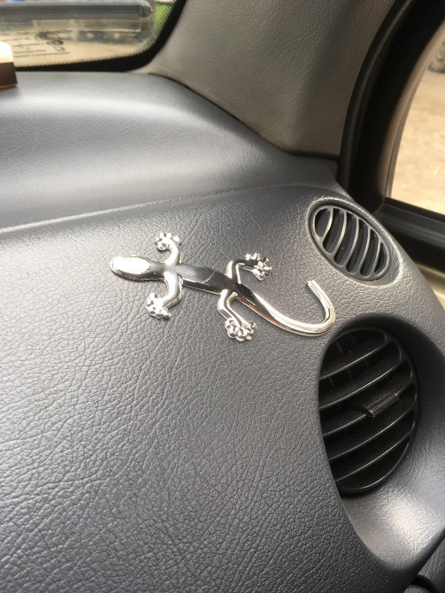 Наклейка Пластикова Ящірка Золото, Срібло Київ - фото 3