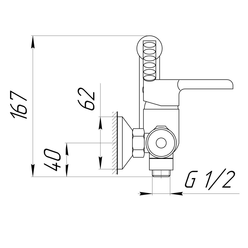 Змішувач гігієнічний Domino PRESTIGE DPS-206N Київ - фото 7
