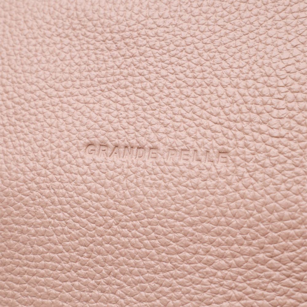 Оригинальная женская сумка из натуральной кожи GRANDE PELLE 11695 Пудровая Киев - изображение 6