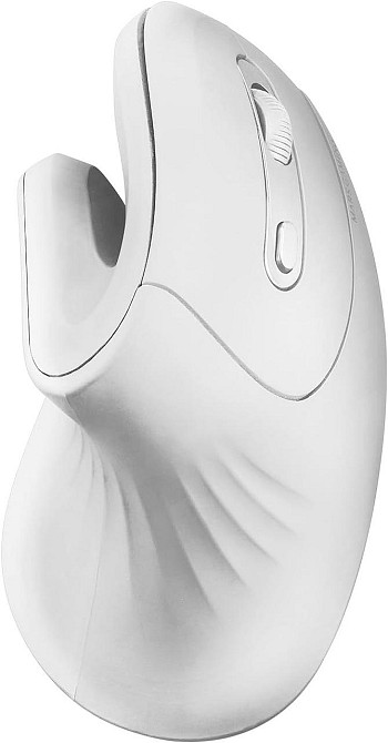 Mars Gaming MMW-ERGOPRO белая эргономичная вертикальная беспроводная мышь 2.4ГГц оптическая 3200 DPI Huano Киев - изображение 1