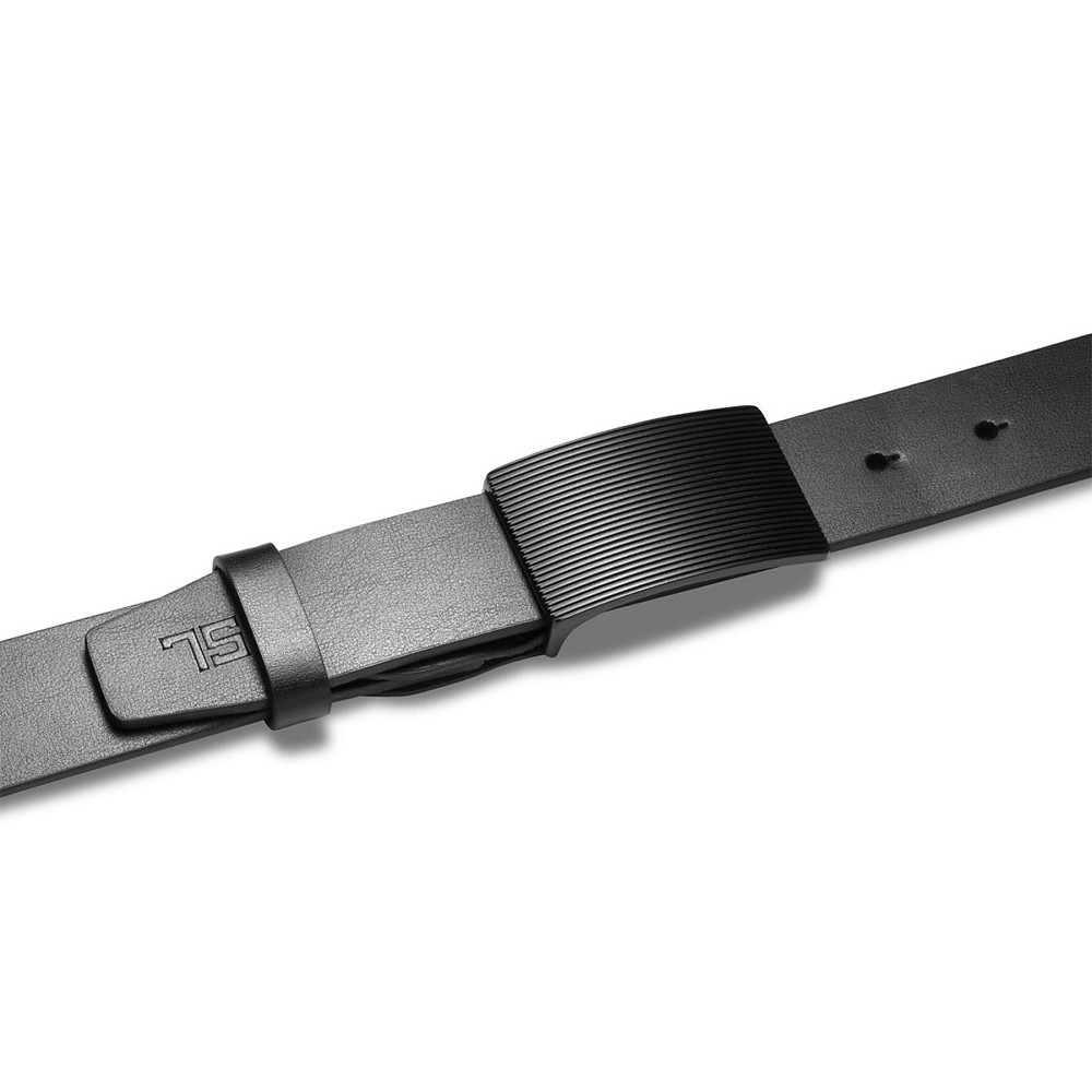 Ремень мужской кожаный Semi Line Black (P8233-0 L) Вінниця - фото 2
