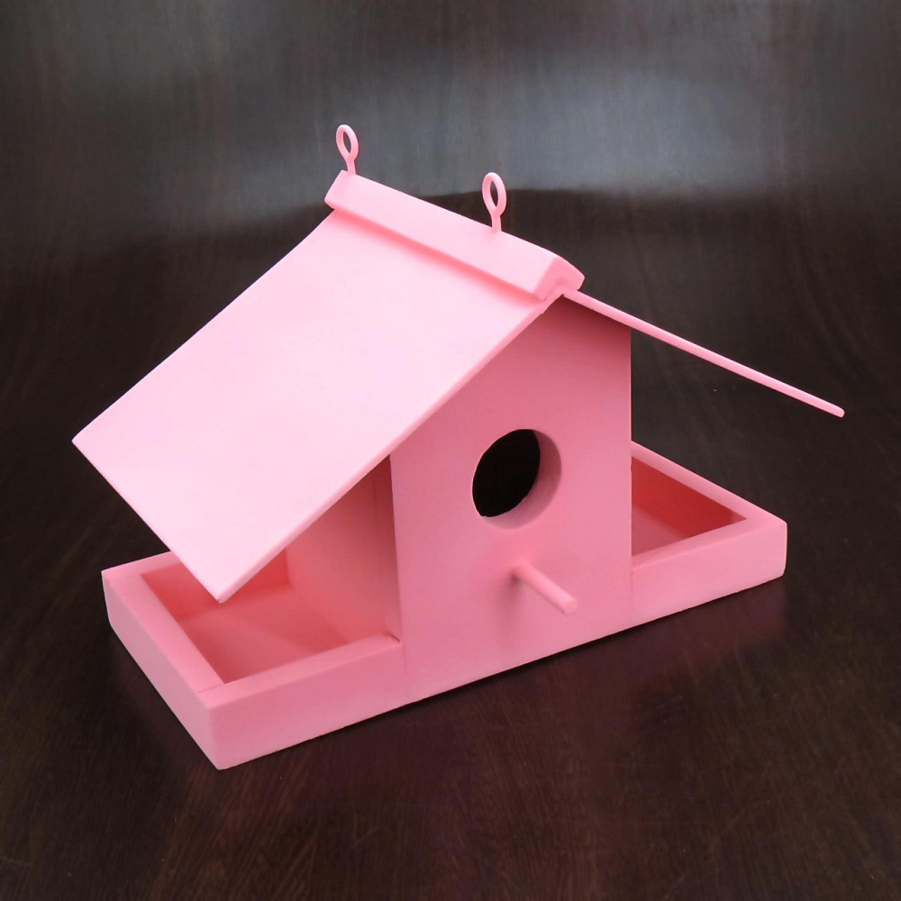 Кормушка со скворечником 