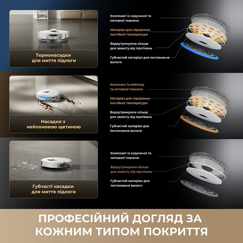 Робот-пилосос Dreame Bot Matrix 10 Pro Black (RLM61HE-Bl) ( 11106 ) Харків - фото 5