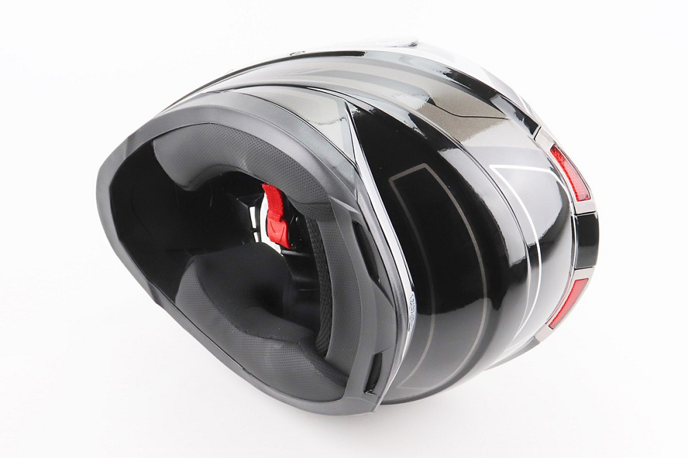 Шолом інтеграл, закритий BLD-M62 S (55-56см), ЧОРНИЙ/БІЛО-СІРИЙ Киев - изображение 2