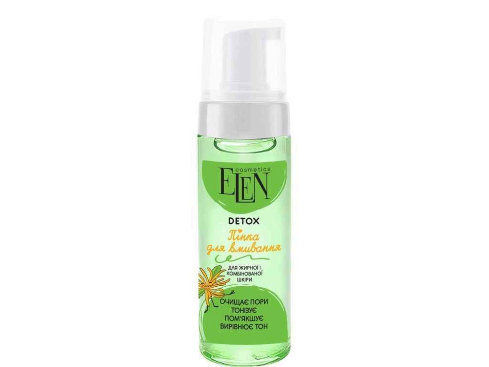 Пенка для умывания 150мл для жирной и комбинированной кожи Detox ТМ ELEN COSMETICS Киев - изображение 1