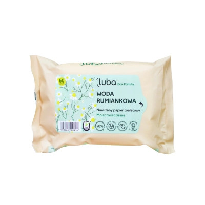 Туалетная бумага Luba Eco Family Увлажненный с ромашковой водой 50 шт. (5903968220914) Винница - изображение 1