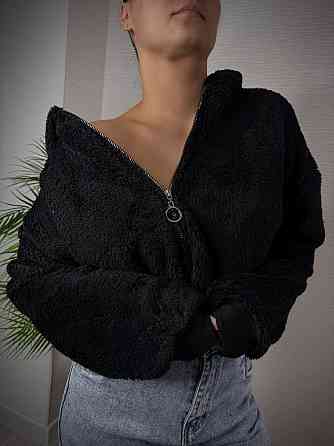 Жіноча стильна повсякденна плюшева худі хутро Одеса
