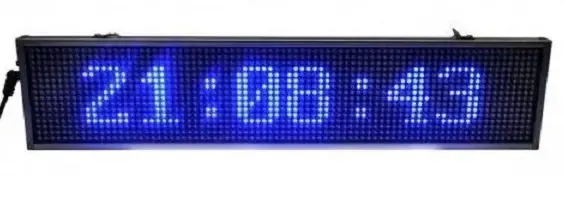 Бег. строка 100*20 Blue внутренняя Коломия - фото 4