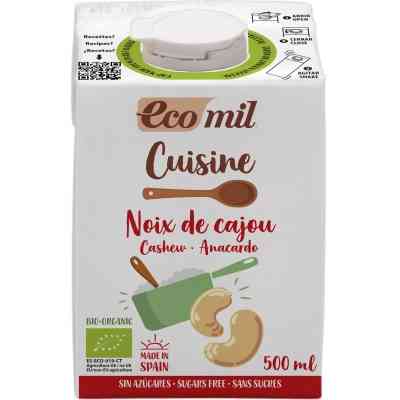 Вершки Ecomil Органічні рослинні з кеш'ю 500 мл (193281) Вінниця
